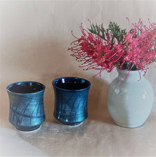 Luster Beakers Set 1. - Peter Wallace Pottery