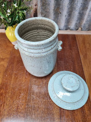 Mary Valley Fermentation Crocks - Mint Choc Chip - Peter Wallace Pottery